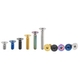 Wanyifa Titanium Bolt M5x10 12 15 20 25 30 35mm DIN7991 Flat Countersunk Hex Head Screw Ti Fixing Fasteners