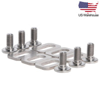 Wanyifa Titanium Bolts Spacers for Look KEO Road Bike Clipless Pedals Cleats US Stock