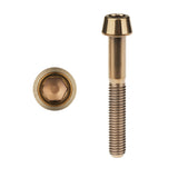 WanyifaチタンボルトM6x1015 16 18 20 25 30 35 40 45 50 55 6065mmテーパーヘッドアレンキースクリュー自転車ヘッドセットブレーキボルト用