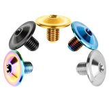 Wanyifa Titanium Bolt M8x12mm Disc Flange Torx T30 Thin Head Screw for Motorcycle Bike Car