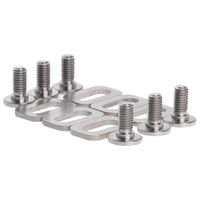 Wanyifa Titanium Bolts Spacers M5 for LOOK KEO Road Bike Clipless Pedals Cleats Self-locking Pedals Set Kit