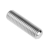 Wanyifa Titanium Full Threaded Rod Bolt M8 Length 28.5mm Headless Bolt Fully Thread Stud Rods Screws Pitch 1.25mm