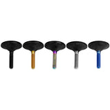 Wanyifa Titanium M6x35mm Bolt & Carbon Fiber 1-1/8" Bicycle Headset Top Cap for Bike Front Fork Stem Top Cover Screw Set