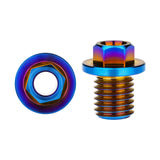 Wanyifa Titanium Bolt M7x4mm M9x10mm Road Bike Schaltung Oil Bleed Bolt Hose Locking Bolts Bicycle Oil Injection Hole Screw Oil Pipe Hose Lock Screws for Shimano  R7020 R8020 R8070 R8170 R9170