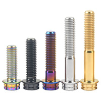 Wanyifa Titanium Bolt M10x20 25 30 35 40 45 50 55 60 65 70mm Flange 12-Point Torx Head with 'W' Logo Screw Pitch 1.25/1.5mm