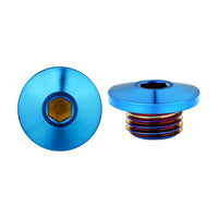 Wanyifa Titanium Bolt M7x4mm M9x10mm Road Bike Schaltung Oil Bleed Bolt Hose Locking Bolts Bicycle Oil Injection Hole Screw Oil Pipe Hose Lock Screws for Shimano  R7020 R8020 R8070 R8170 R9170