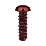 Wanyifa Titanium Bolt M6x12 16 20 25 30mm Button Hex Allen Head Screws for Motorcycle Car Aeromodelling Refit
