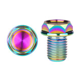 Wanyifa Titanium Bolt M8/M10x13mm Motorcycle Rearview Mirror Hole Plug Screw Motorcycle Accessories Pitch 1.25mm