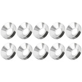 Wanyifa 10pcs Aluminum Alloy Countersunk Washers M2 M2.5 M3 M3.5 M4 M5 M6 M8 M10 Anodized Colourful Countersunk Head Bolt Washer Gaskets