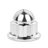 Wanyifa Titanium Nut M6 M8 M10 Dome Cap External 12-Point Acorn Nuts for Motorcycle Car Exhaust Pipe