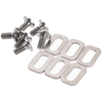 Wanyifa Titanium Bolts Spacers M5 for LOOK KEO Road Bike Clipless Pedals Cleats Self-locking Pedals Set Kit