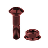 Wanyifa Titanium Bolt M8x33mm Motorcycle Sprocket Rear Chain Disc Screw Chainwheel Chain Disk Plate Ti Screws Nuts Set Chainring Fastener