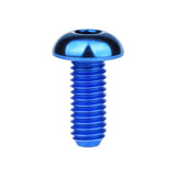 Wanyifa Titanium Bolt M5x8 10 12 15 18 20 25 30mm Button Hex Allen Head Screw for Bicycle Ti Fasteners