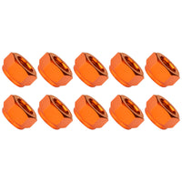 Wanyifa 10pcs Aluminum Nut M2 M3 M4 M5 M6 M8 Anodized Colourful Insert Nylon Lock Hexagon Nuts