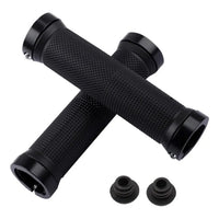 Wanyifa Bicycle Rubber Grips MTB Alloy Lock Bilateral Lock Handlebar Grips Anti Slip Cycling Handlebar Sleeve BMX Bicycle Accessories