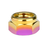 Wanyifa Titanium Nut M4 M5 M6 M8 M10 M12 Hexagon Metal Lock Nuts for Bicycle Motorcycle Car Ti Fasteners