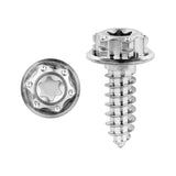 Wanyifa Titanium Bolt M4/M5x15mm Flange Torx Head Self-Tapping Screw for Motorcycle Car Boat Ti Fasteners