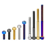 Wanyifa Titanium Bolt M6x10 15 20 25 30 35 40 45 50 55 60 65 70 80mm Chamfered Torx Head Screw for Bicycle Motorcycle