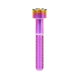 Wanyifa Titanium Bolt M6x10 15 16 18 20 25 30 35 40 45 50 55 60 65mm DIN912 Cap Hex Allen Head Screw for Mountain Road Bike