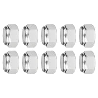 Wanyifa 10pcs Aluminum Nut M2 M3 M4 M5 M6 M8 Anodized Colourful Insert Nylon Lock Hexagon Nuts