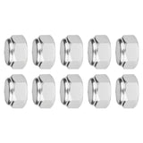 Wanyifa 10pcs Aluminum Nut M2 M3 M4 M5 M6 M8 Anodized Colourful Insert Nylon Lock Hexagon Nuts