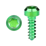 Wanyifa Titanium Screw M3x9mm Chamfered Torx T15 Head Self-Tapping Screws for Bike Motorcycle Car Boat Model Aircraft Modifications