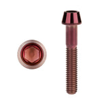 WanyifaチタンボルトM6x1015 16 18 20 25 30 35 40 45 50 55 6065mmテーパーヘッドアレンキースクリュー自転車ヘッドセットブレーキボルト用