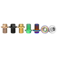 Wanyifa Titanium Bolt M7x4mm M9x10mm Road Bike Schaltung Oil Bleed Bolt Hose Locking Bolts Bicycle Oil Injection Hole Screw Oil Pipe Hose Lock Screws for Shimano  R7020 R8020 R8070 R8170 R9170