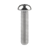 Wanyifa Titanium Bolt M6x12 16 20 25 30mm Button Hex Allen Head Screws for Motorcycle Car Aeromodelling Refit