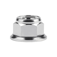 Wanyifa Titanium Nut M6 M8 M10 M12 Flange Metal Lock Nuts for Bicycle Motorcycle Car Fastener