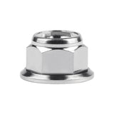 Wanyifa Titanium Nut M6 M8 M10 M12 Flange Metal Lock Nuts for Bicycle Motorcycle Car Fastener