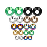 Wanyifa Titanium Washer M3 M4 M5 M6 M8 Countersunk Washers for DIN7991 Countersunk Screw Bolt Decorative Gaskets Modifications