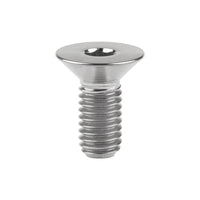 Wanyifa Titanium Bolt M5x10 12 15 20 25 30 35mm DIN7991 Flat Countersunk Hex Head Screw Ti Fixing Fasteners
