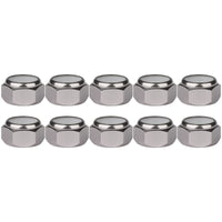 Wanyifa 10pcs Aluminum Nut M2 M3 M4 M5 M6 M8 Anodized Colourful Insert Nylon Lock Hexagon Nuts