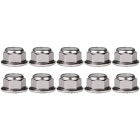Wanyifa 10pcs Aluminum Nuts M2 M3 M4 M5 M6 M8 Anodized Colourful Flange Hexagon Head Nylon Lock Nut Serrated Lock Spinlock Nuts