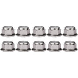 Wanyifa 10pcs Aluminum Nuts M2 M3 M4 M5 M6 M8 Anodized Colourful Flange Hexagon Head Nylon Lock Nut Serrated Lock Spinlock Nuts