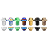 Wanyifa Titanium Bolt M7x4mm M9x10mm Road Bike Schaltung Oil Bleed Bolt Hose Locking Bolts Bicycle Oil Injection Hole Screw Oil Pipe Hose Lock Screws for Shimano  R7020 R8020 R8070 R8170 R9170