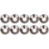 Wanyifa 10pcs Aluminum Alloy Countersunk Washers M2 M2.5 M3 M3.5 M4 M5 M6 M8 M10 Anodized Colourful Countersunk Head Bolt Washer Gaskets
