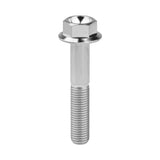 WanyifaチタンボルトM10X2025 30 35 40 45 50 55 60 65 70 7580100mmピッチ1.25六角頭フランジボルトファスナーネジ