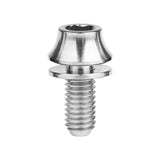 Wanyifa Titanium Bolt M5x12mm Hex Head with No-shedding Washer Screw for Bike Bottle Holder Bicycle Water Bottle Cage