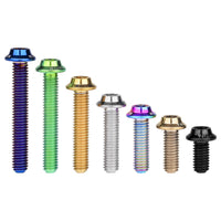 Wanyifa Titanium Bolt M3x6 8 10 12 15 18 20mm Disc-Shaped Umbrella Torx T10 Head with Logo Screw Ti Fasteners