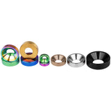 Wanyifa Titanium Washer M3 M4 M5 M6 M8 Countersunk Washers for DIN7991 Countersunk Screw Bolt Decorative Gaskets Modifications