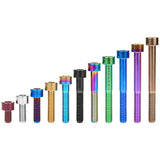 Wanyifa Titanium Bolt M6x10 15 16 18 20 25 30 35 40 45 50 55 60 65mm DIN912 Cap Hex Allen Head Screw for Mountain Road Bike