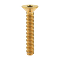 Wanyifa Titanium Bolt M6x10 15 20 25 30 35 40 45mm DIN7991 Flat Countersunk Hex Head Screw for Bicycle Accessories