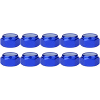 Wanyifa 10pcs Aluminum Nut M2 M3 M4 M5 M6 M8 Anodized Colourful Insert Nylon Lock Hexagon Nuts