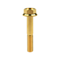 Wanyifa Titanium Bolt M8x15 20 25 30 35 40 45 50 55mm DIN6921 Flange Hex Head Screw for Cycling Motorcycle