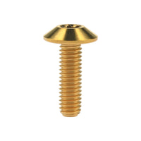 Wanyifa Titanium Bolt M6x12 15 20 25 30 35mm Umbrella Hexagon Allen Head Screw for Bike Motorcycle Disc Brake