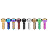 Wanyifa Titanium Screw M3x9mm Chamfered Torx T15 Head Self-Tapping Screws for Bike Motorcycle Car Boat Model Aircraft Modifications