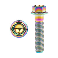 Wanyifa Titanium Bolt M7x10 15 20 25 30 35 40 45 50mm Flange Hex Allen Head Screw for Bicycle Motorcycle