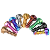 Wanyifa Titanium Screw M3x9mm Chamfered Torx T15 Head Self-Tapping Screws for Bike Motorcycle Car Boat Model Aircraft Modifications